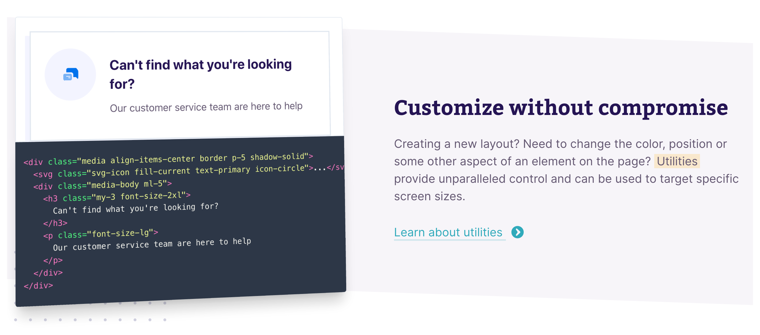 Zenplates Feature component screenshot