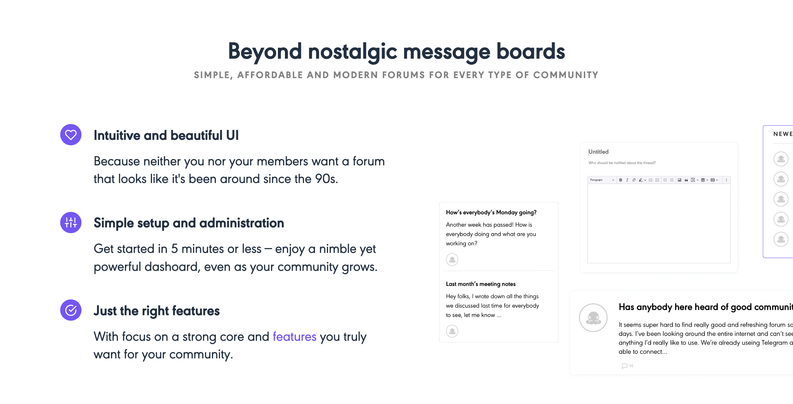 Playgroup Feature component screenshot