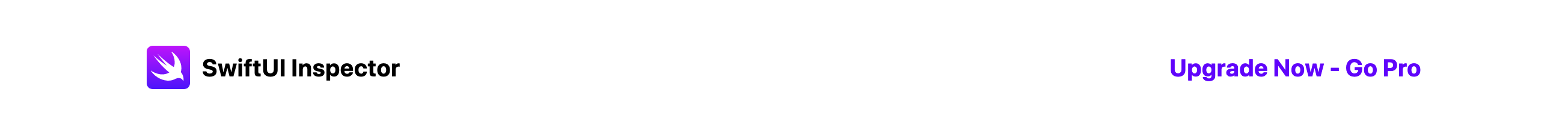 Swiftui Header component screenshot