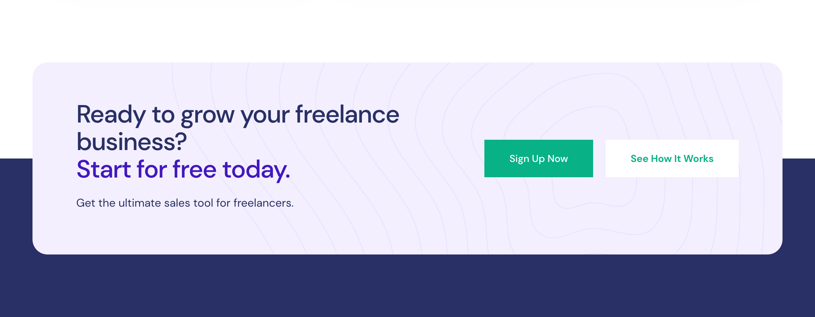 Betterlance Call To Action component screenshot