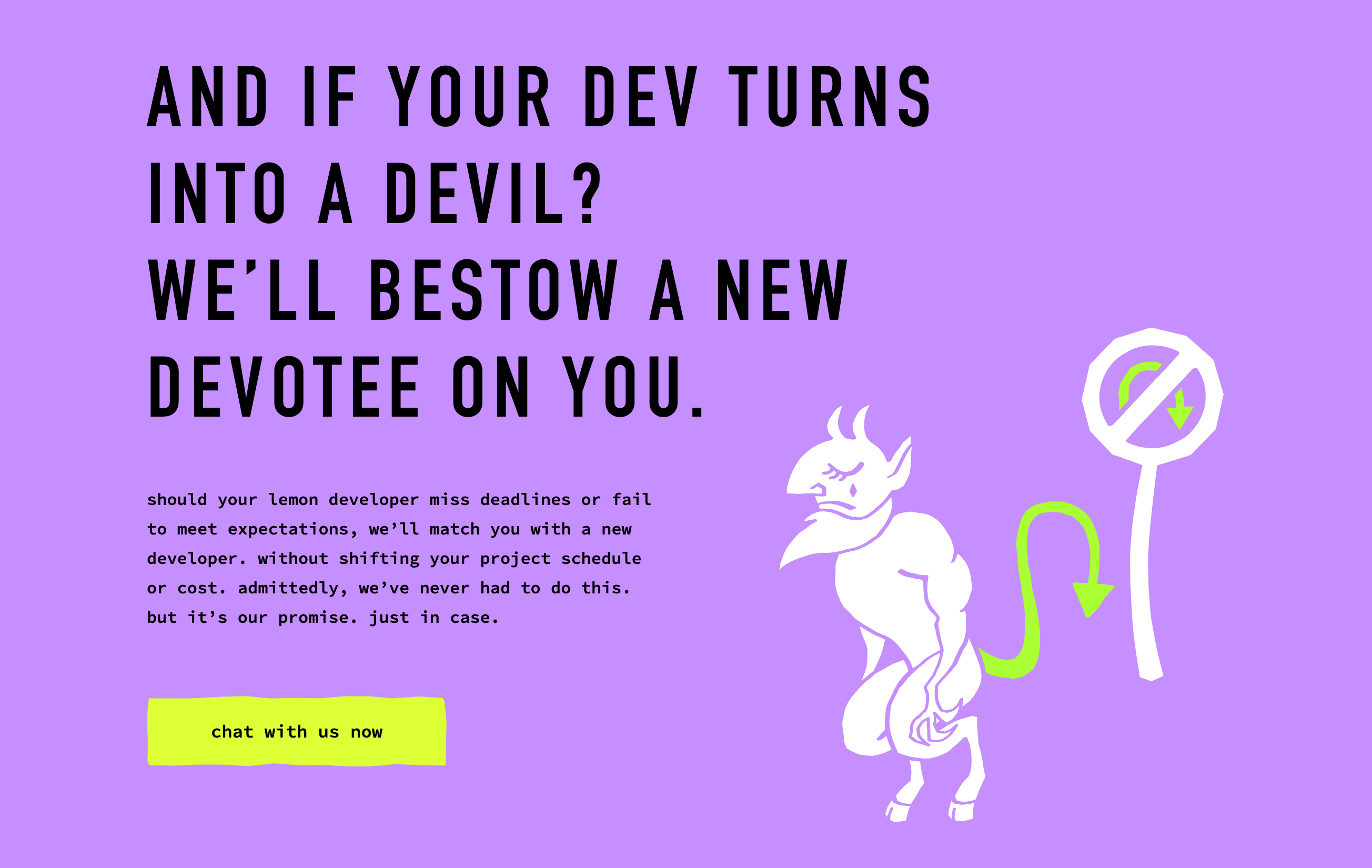 Lemon Call To Action component screenshot