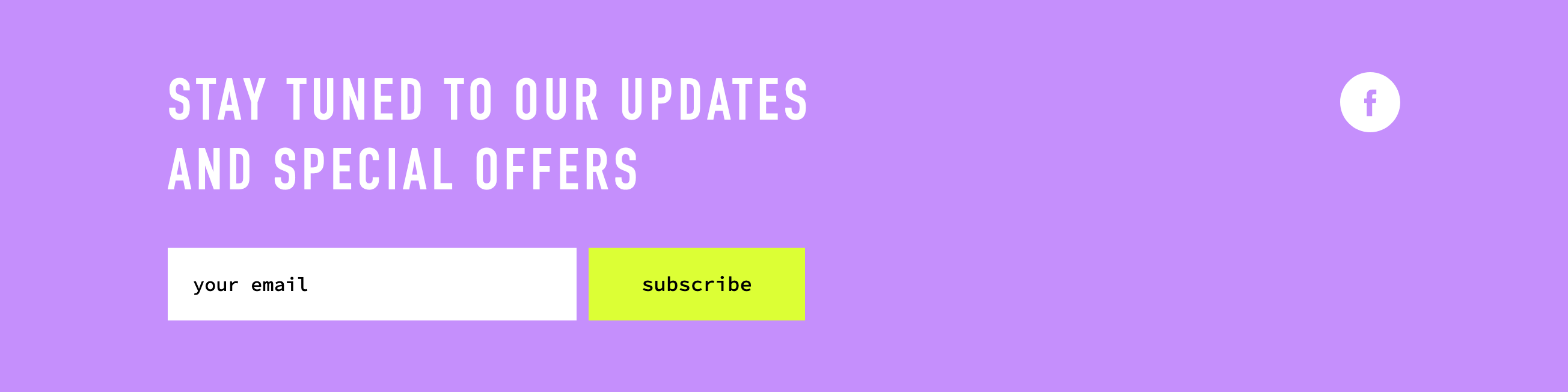 Lemon Newsletter component screenshot