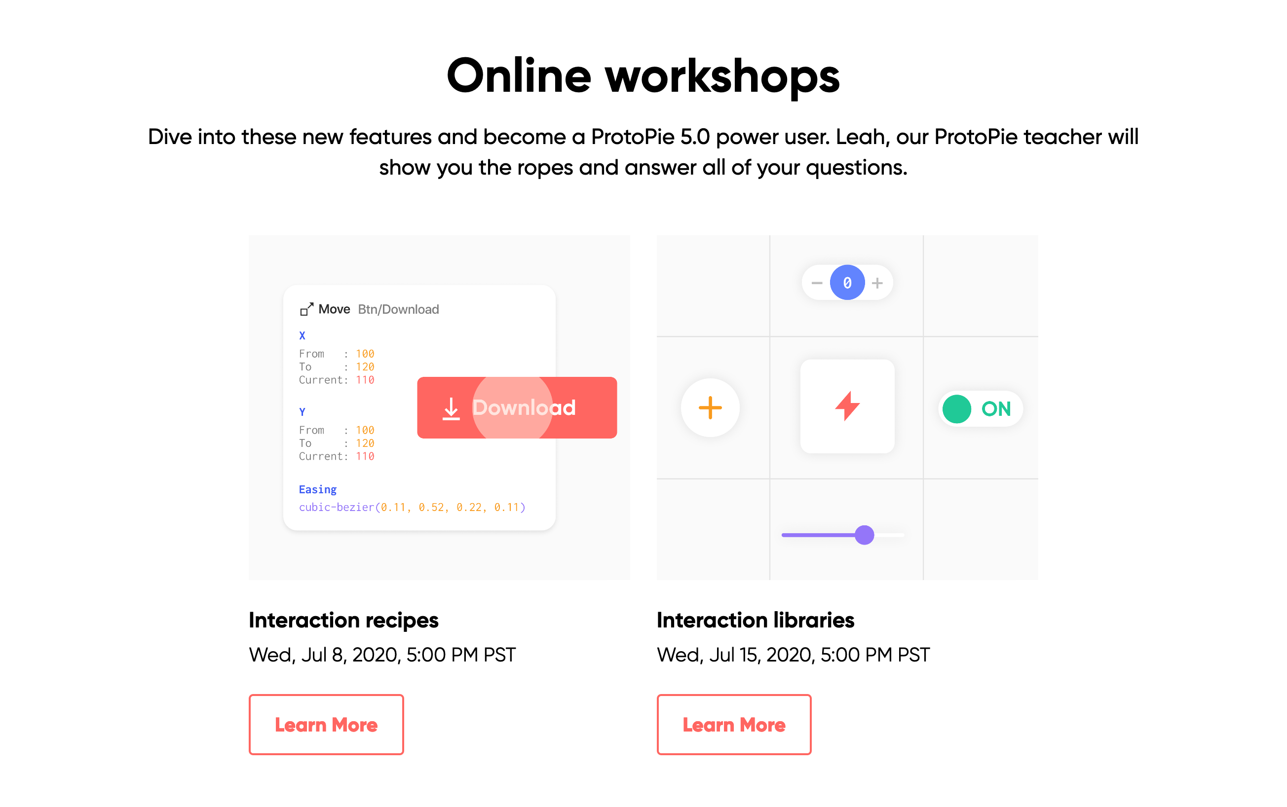 Protopie Content component screenshot