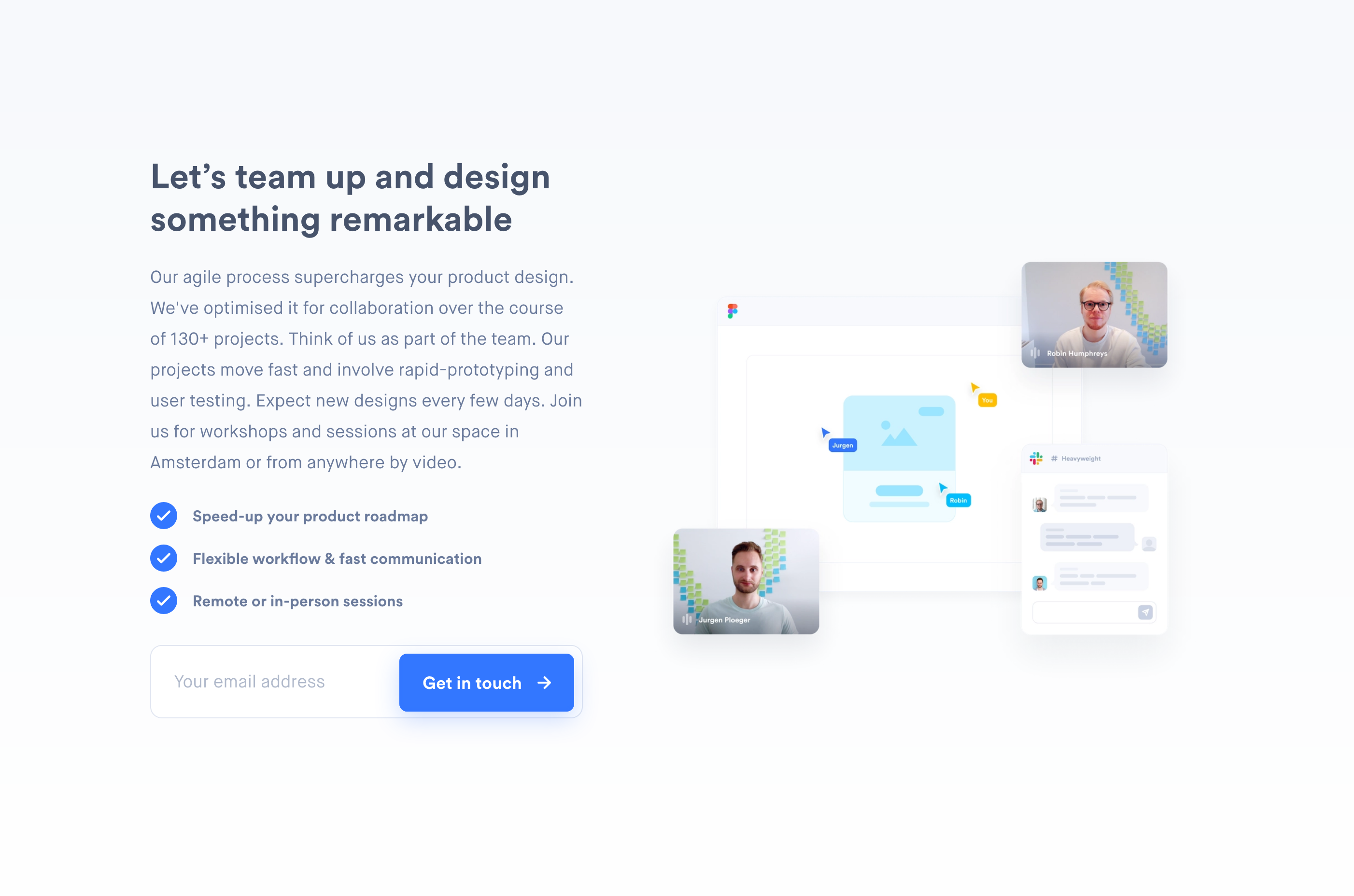 Heavyweight Call To Action component screenshot