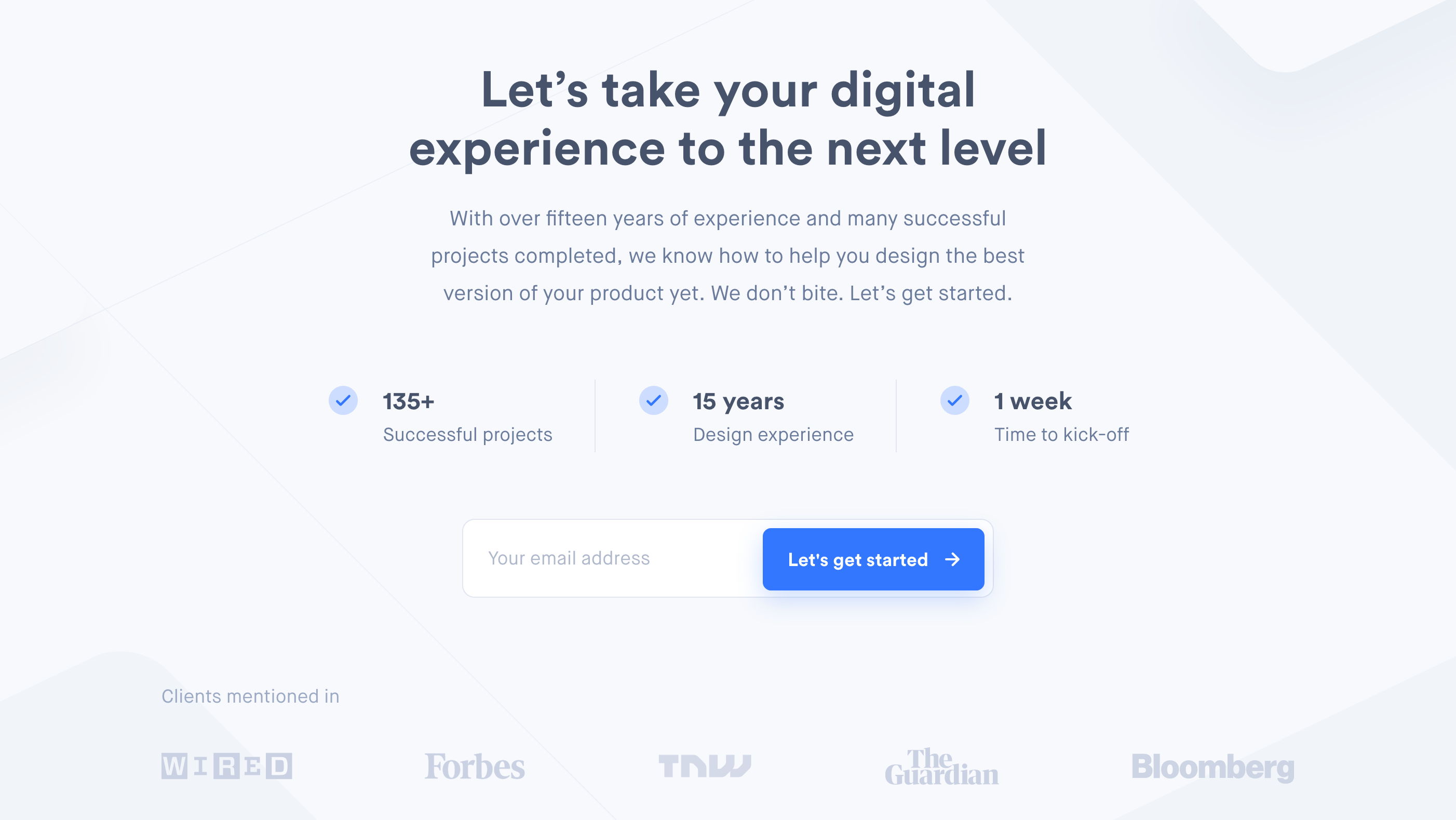 Heavyweight Call To Action component screenshot
