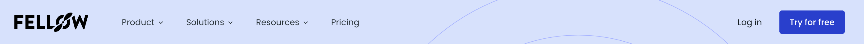 Fellow Header component screenshot