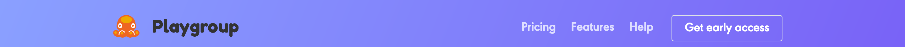 Playgroup Header component screenshot
