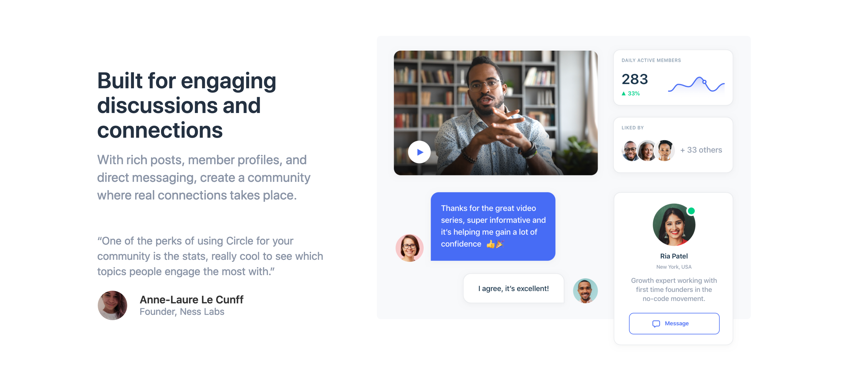 Circle Feature component screenshot