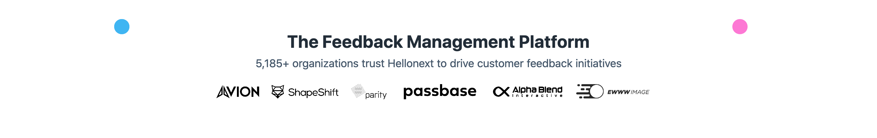 Hellonext Logo Cloud component screenshot