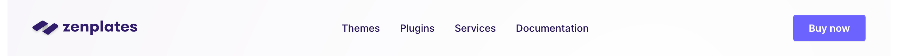 Zenplates Header component screenshot