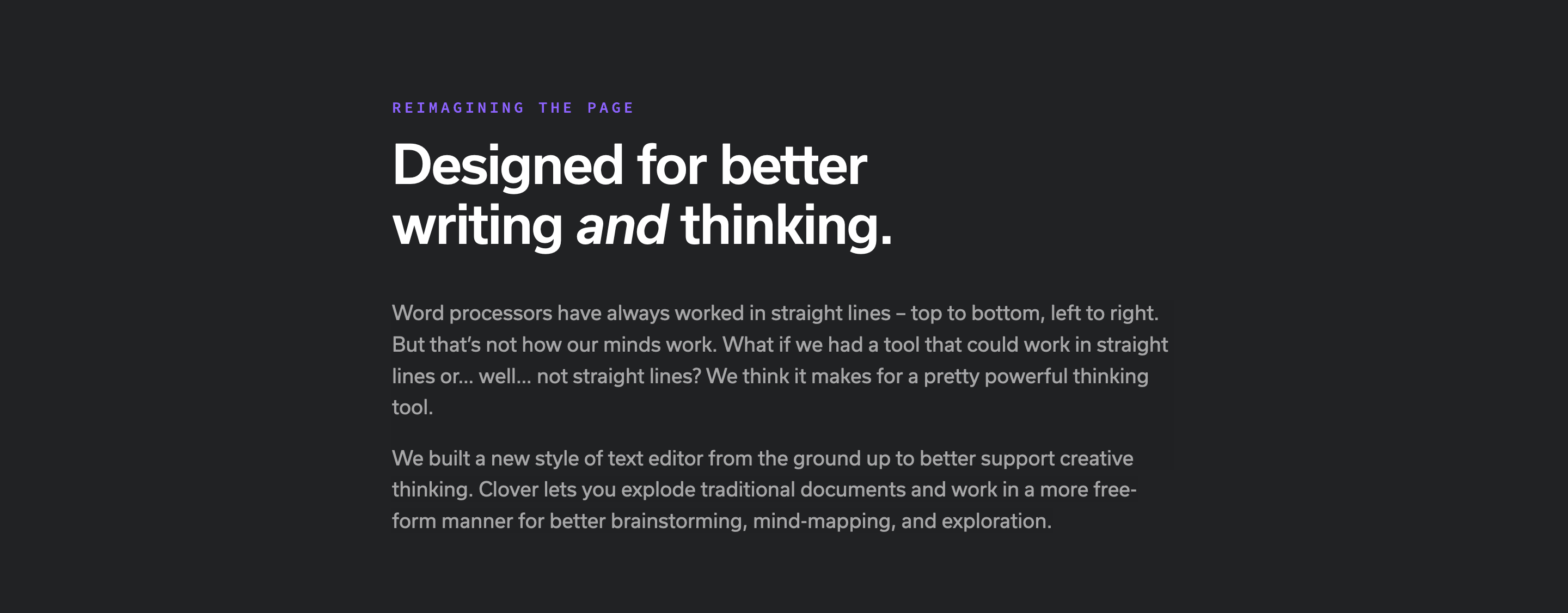 Clover Content component screenshot