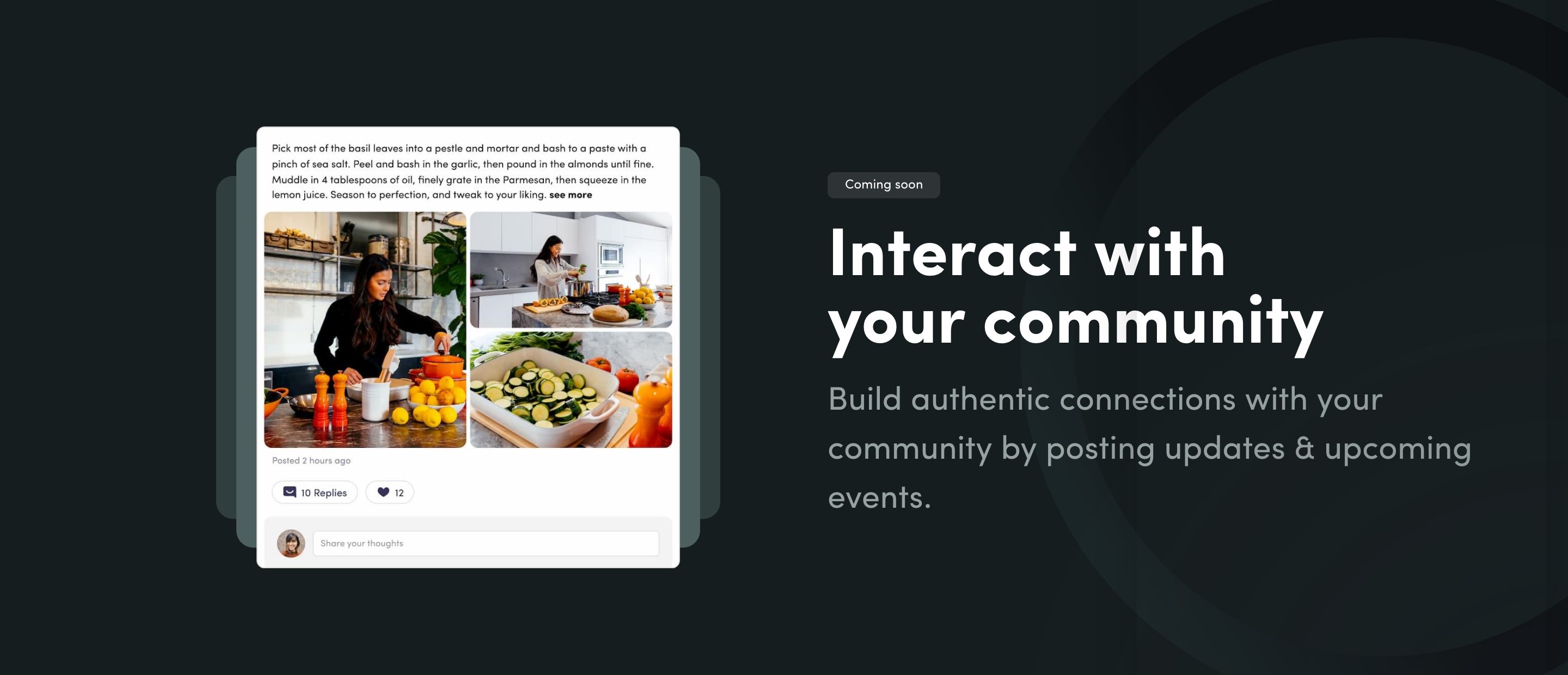 Reach Feature component screenshot