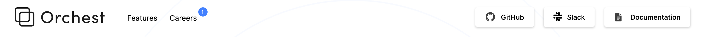 Orchest Header component screenshot