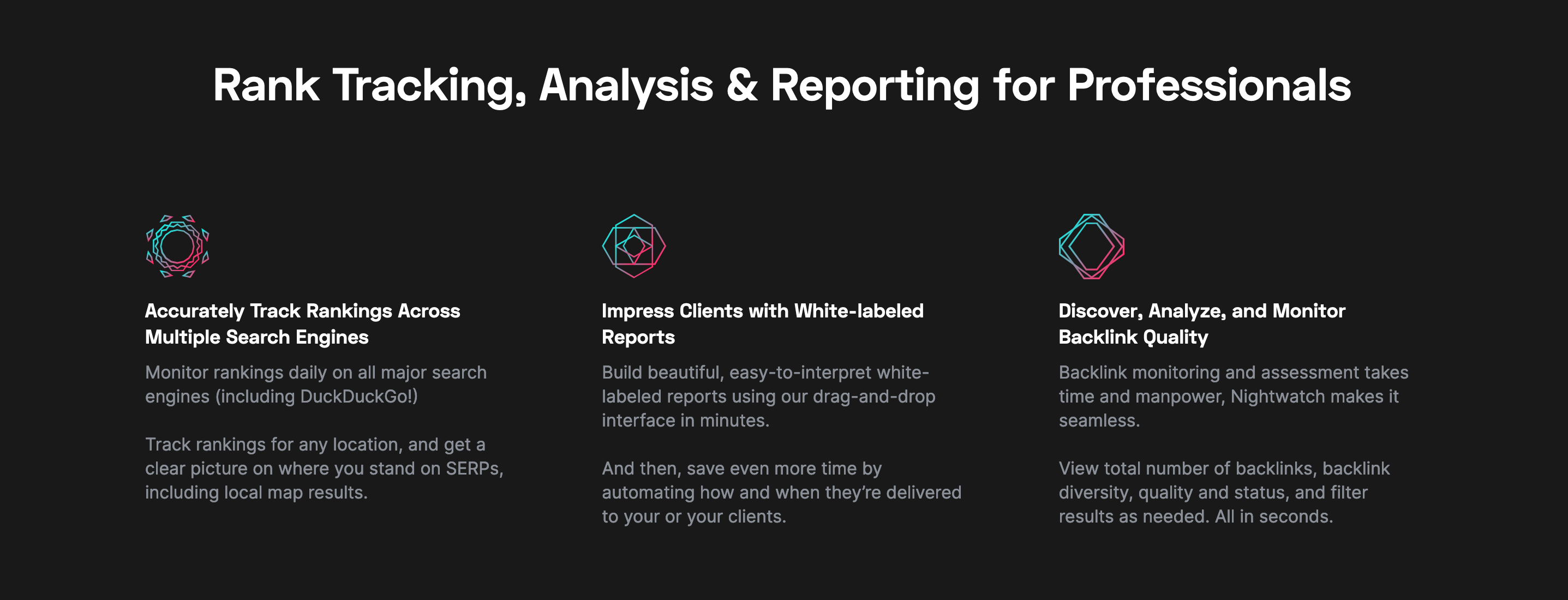 Nightwatch Feature component screenshot