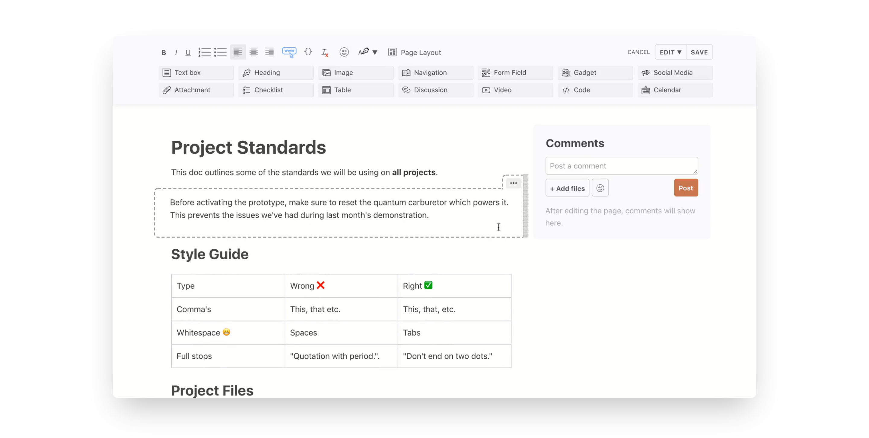 Papyrs Demo component screenshot