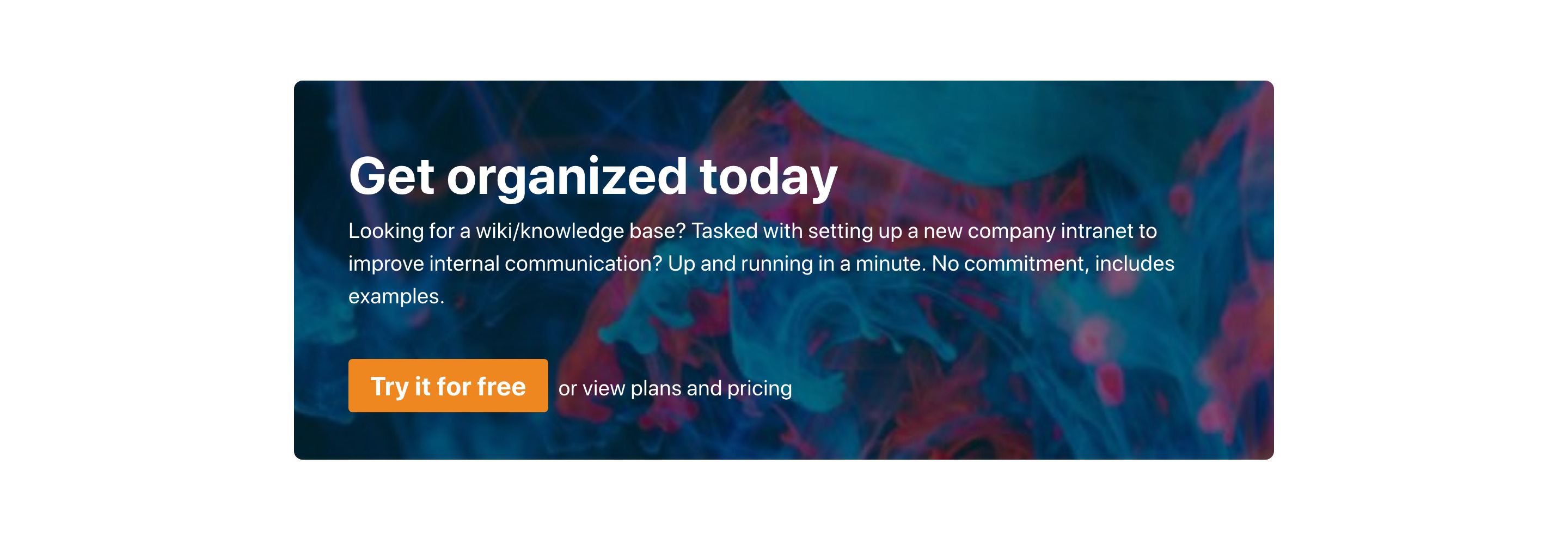 Papyrs Call To Action component screenshot
