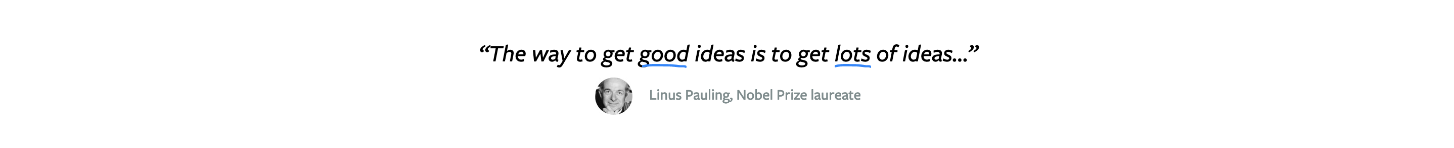 Productideasbook Testimonial component screenshot