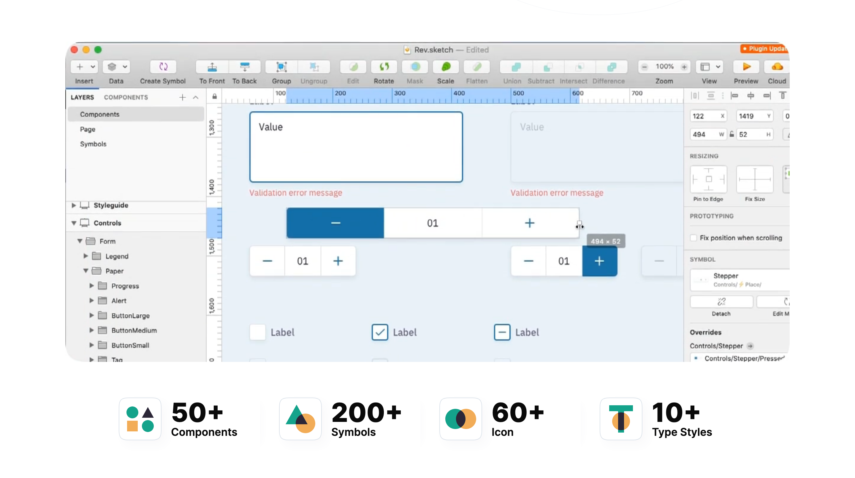 RevKit Demo component screenshot