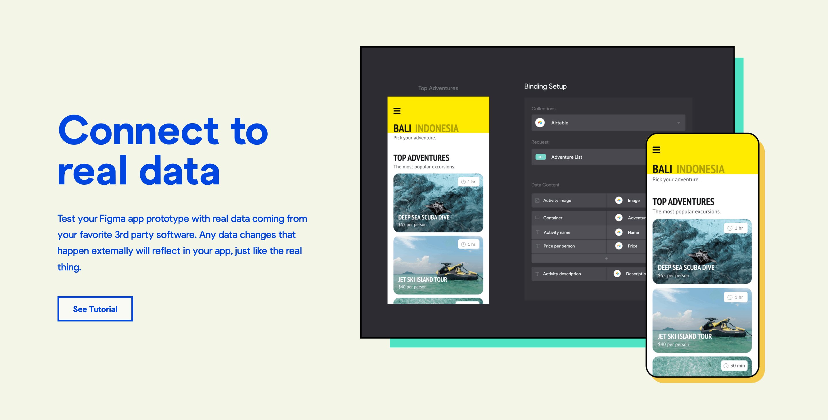 Bravo Feature component screenshot