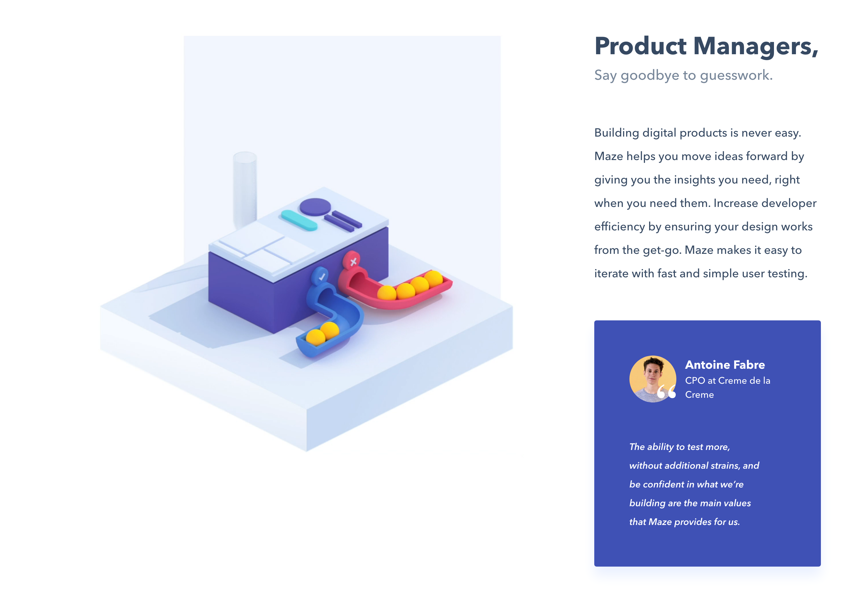 Maze Feature component screenshot