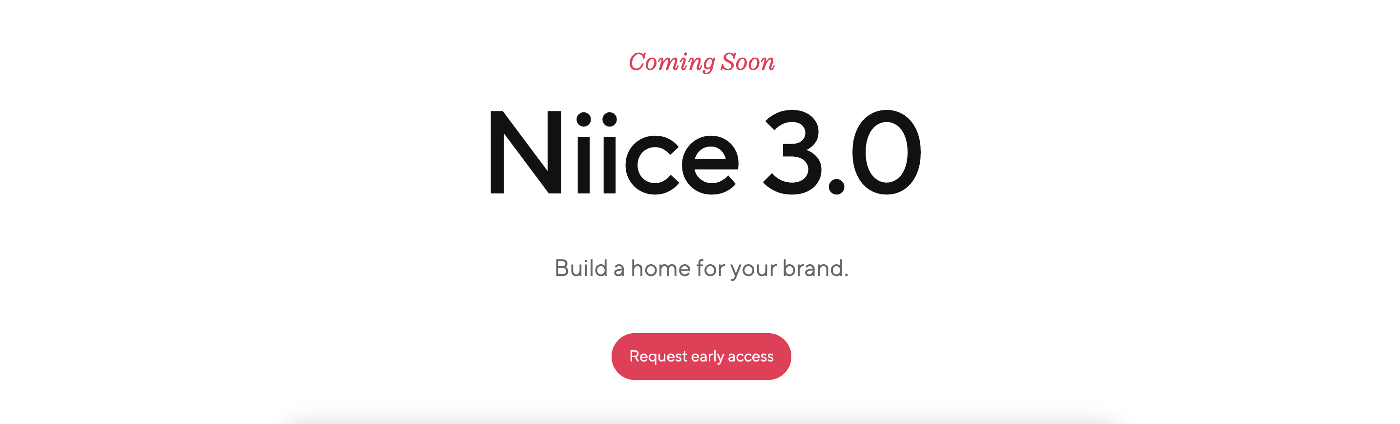 Niice Hero component screenshot