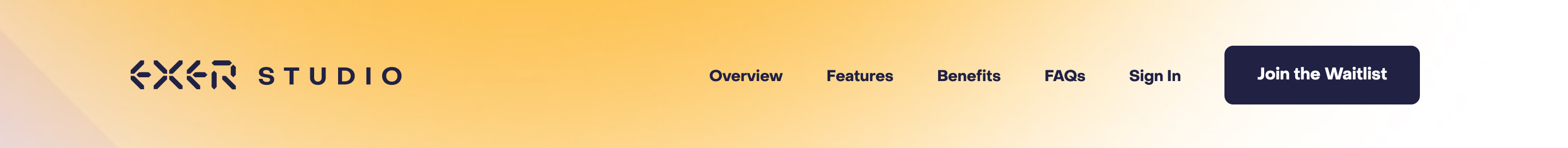 Exer Header component screenshot