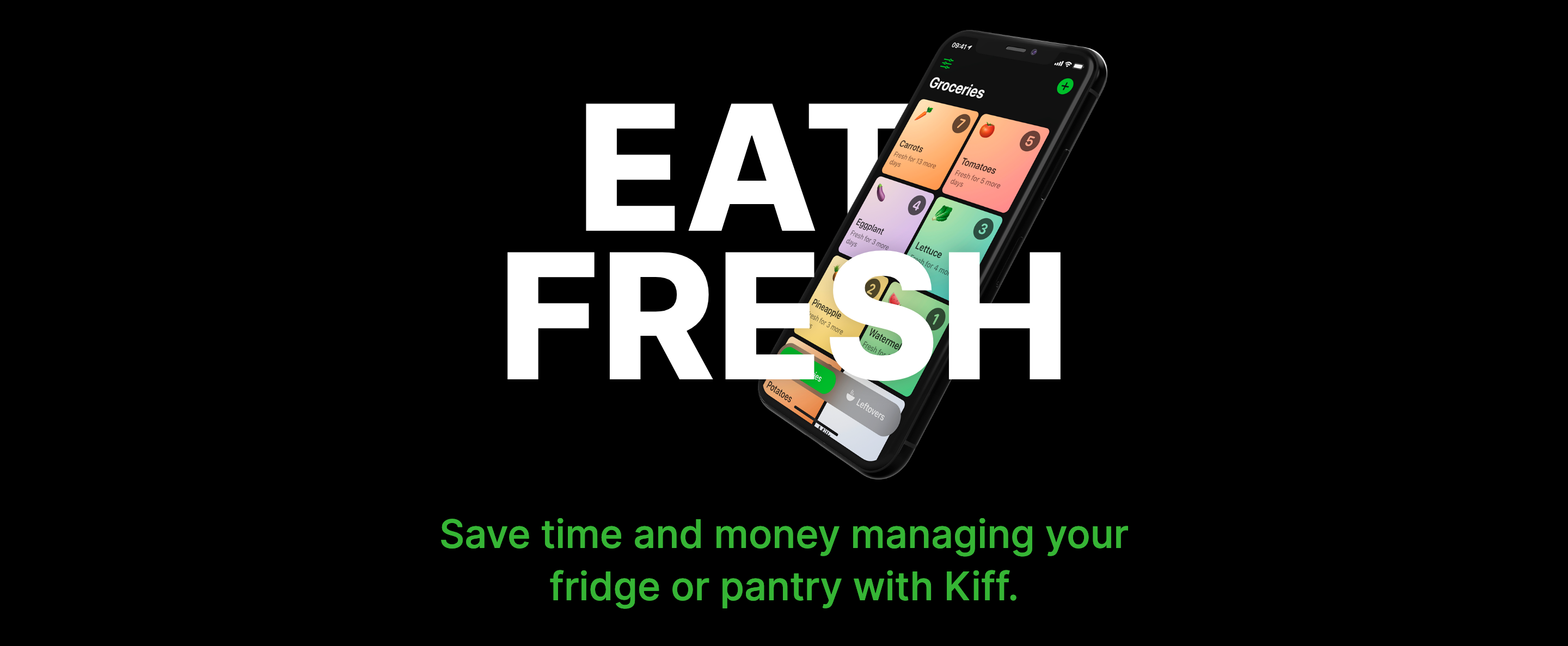 Kiff Hero component screenshot