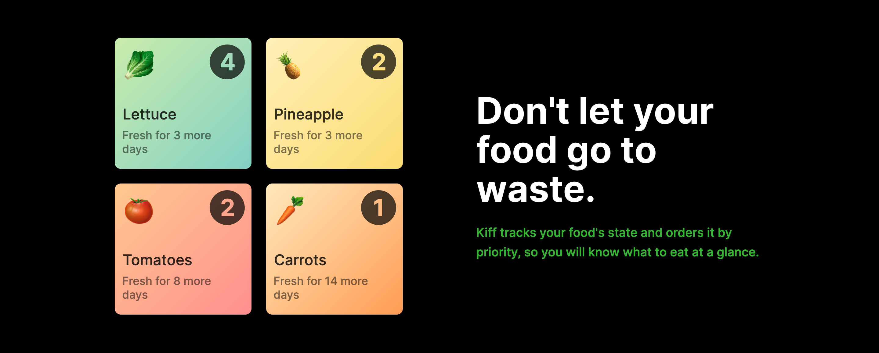 Kiff Feature component screenshot