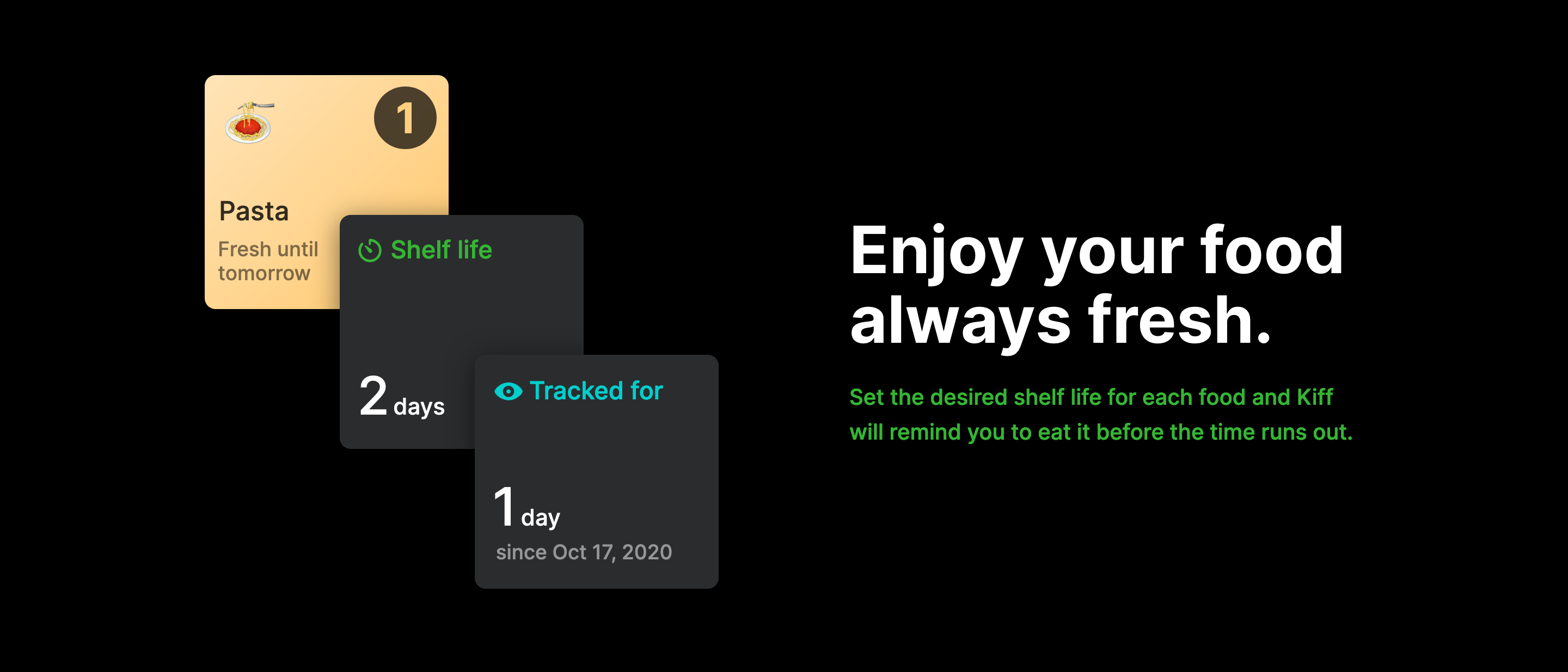 Kiff Feature component screenshot