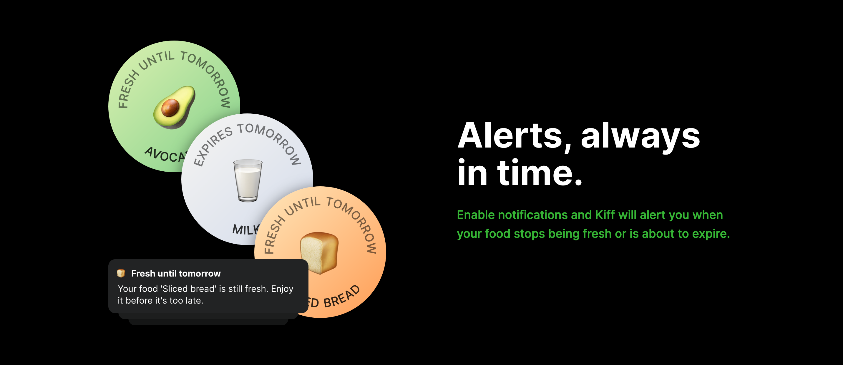 Kiff Feature component screenshot