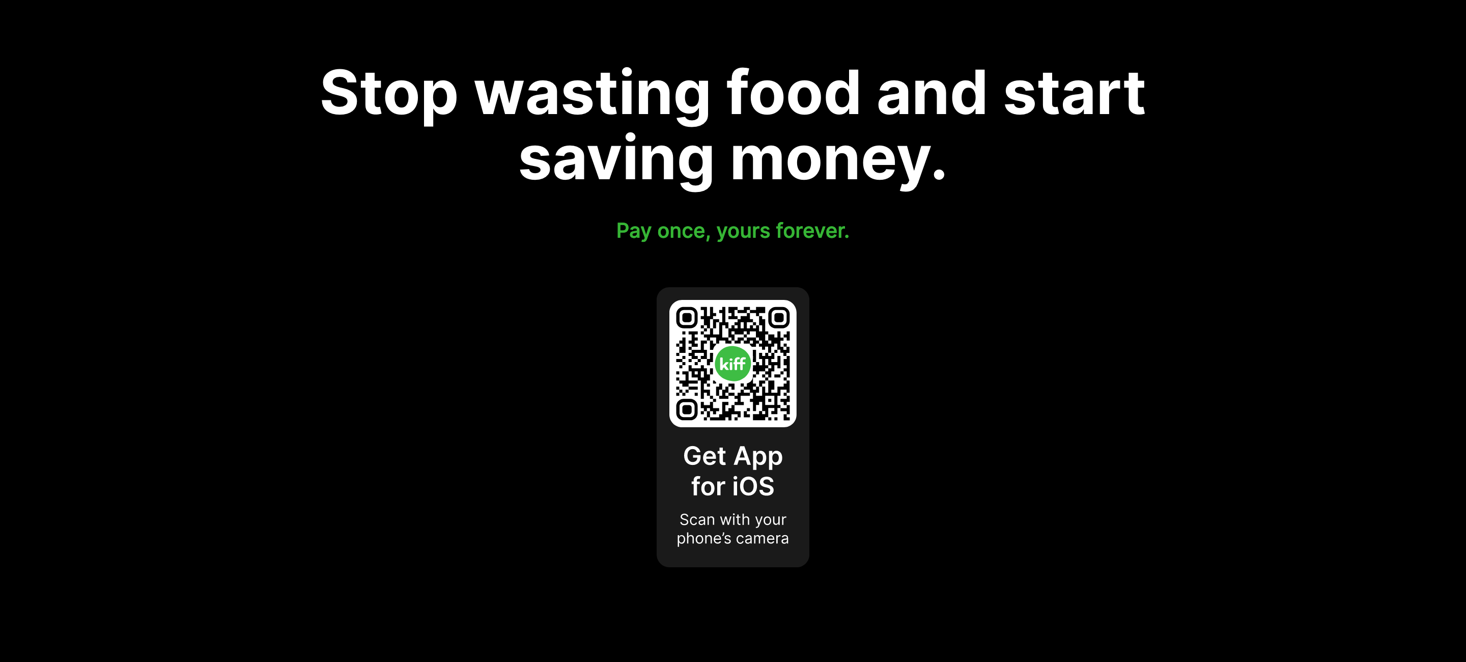 Kiff Call To Action component screenshot
