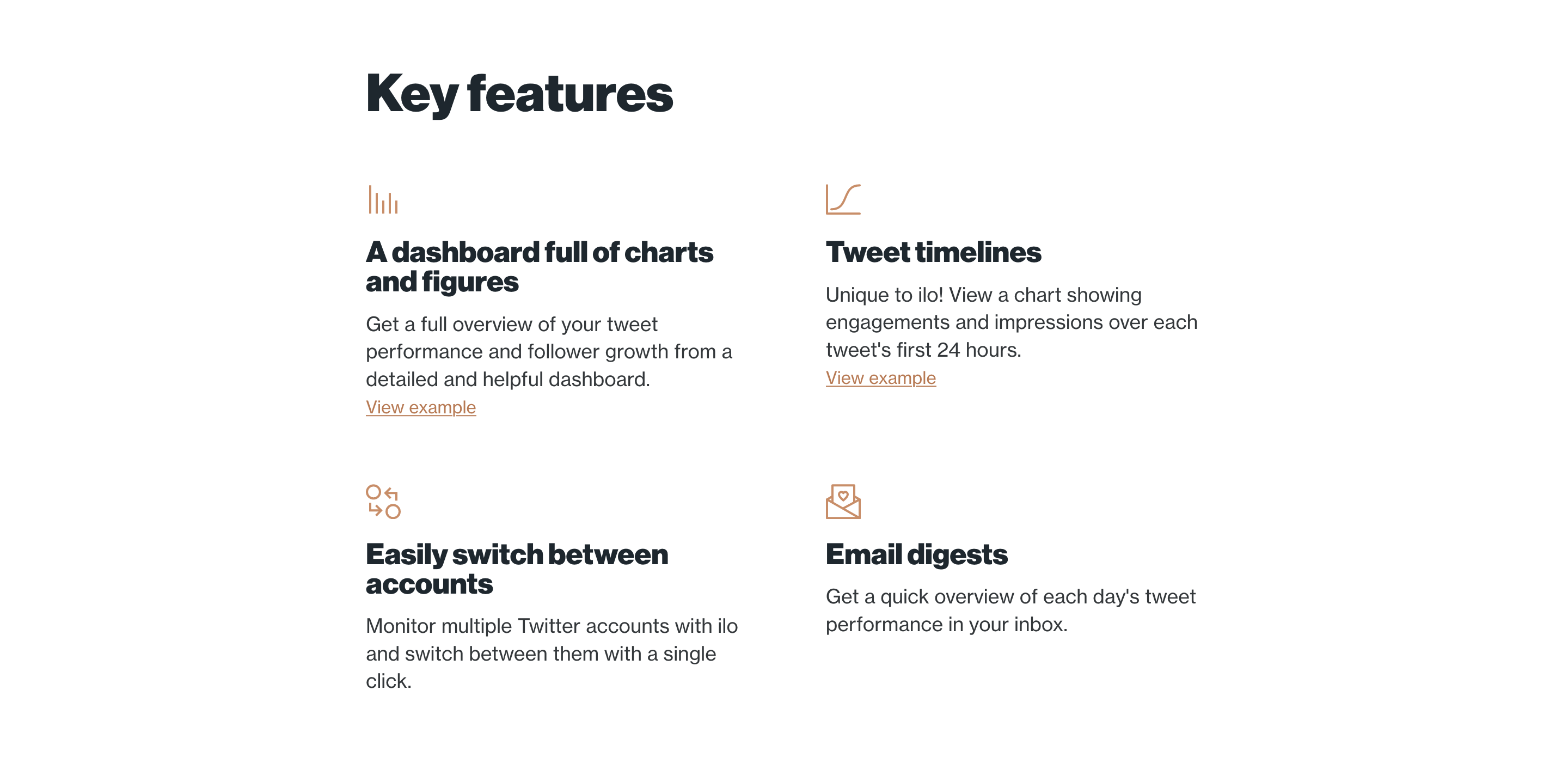 Ilo Feature component screenshot