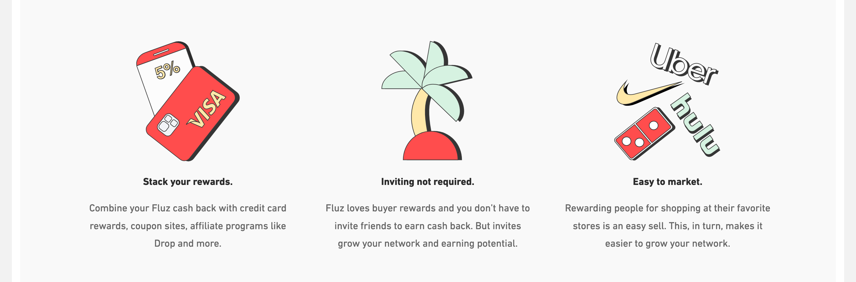 Fluz Feature component screenshot