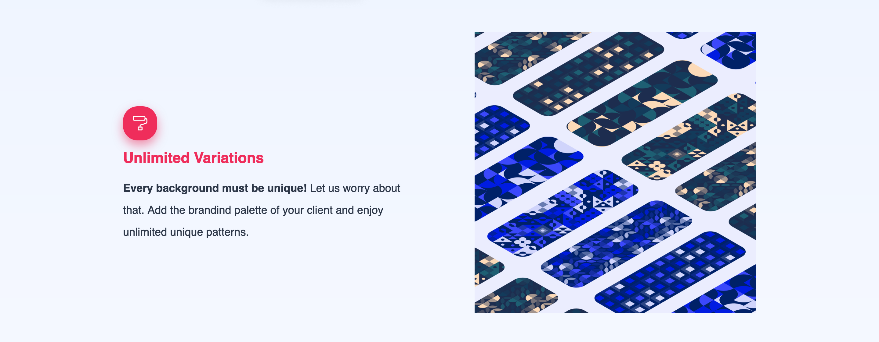MagicPattern Feature component screenshot