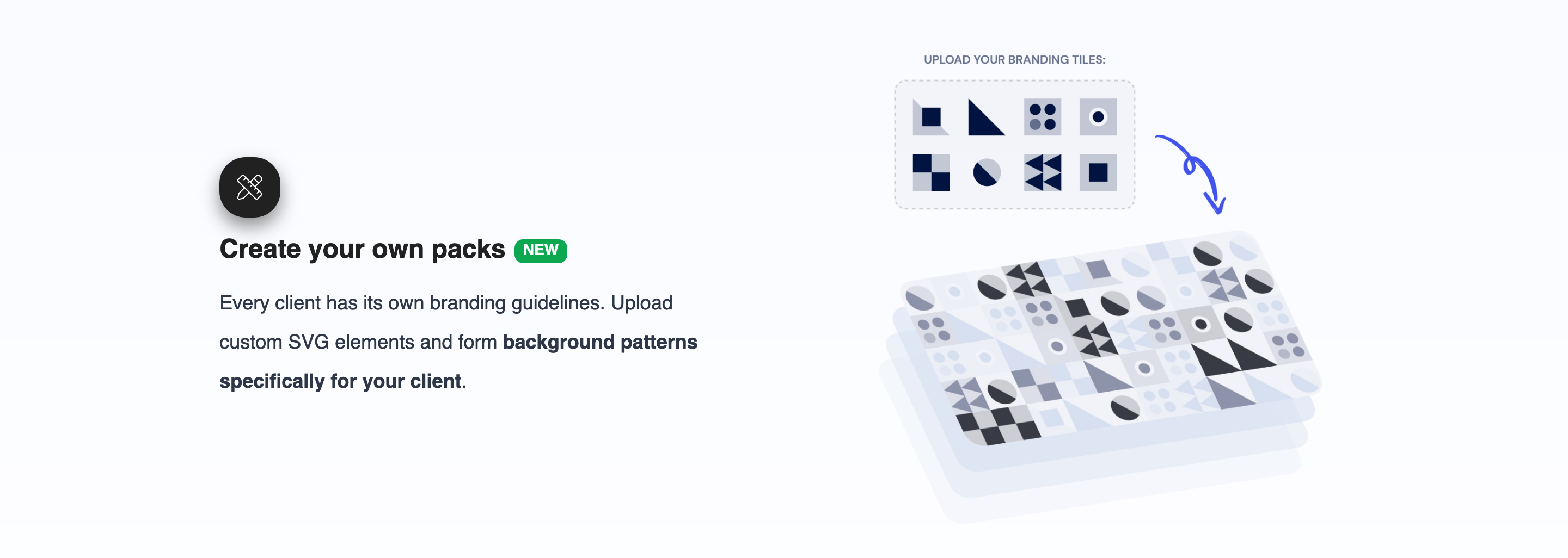 MagicPattern Feature component screenshot