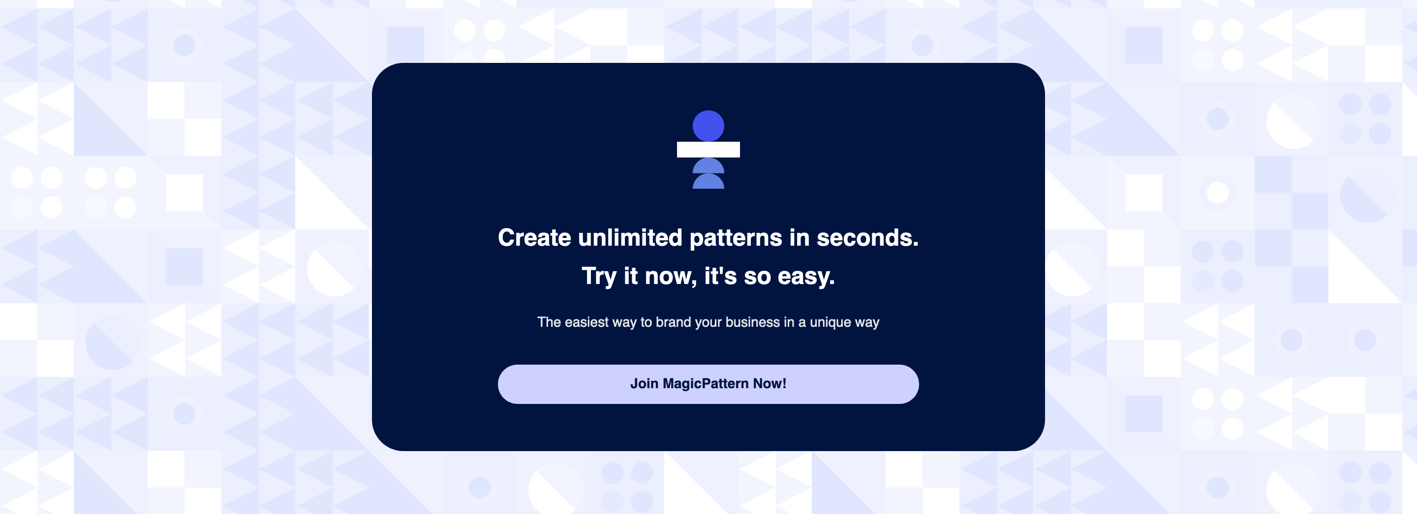 MagicPattern Call To Action component screenshot