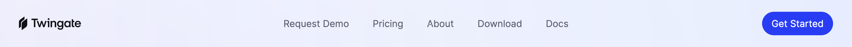 Twingate Header component screenshot