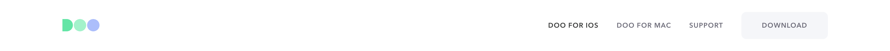 Doo Header component screenshot
