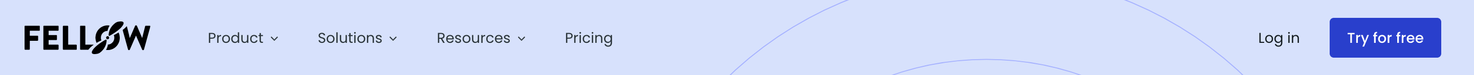 Fellow Header component screenshot
