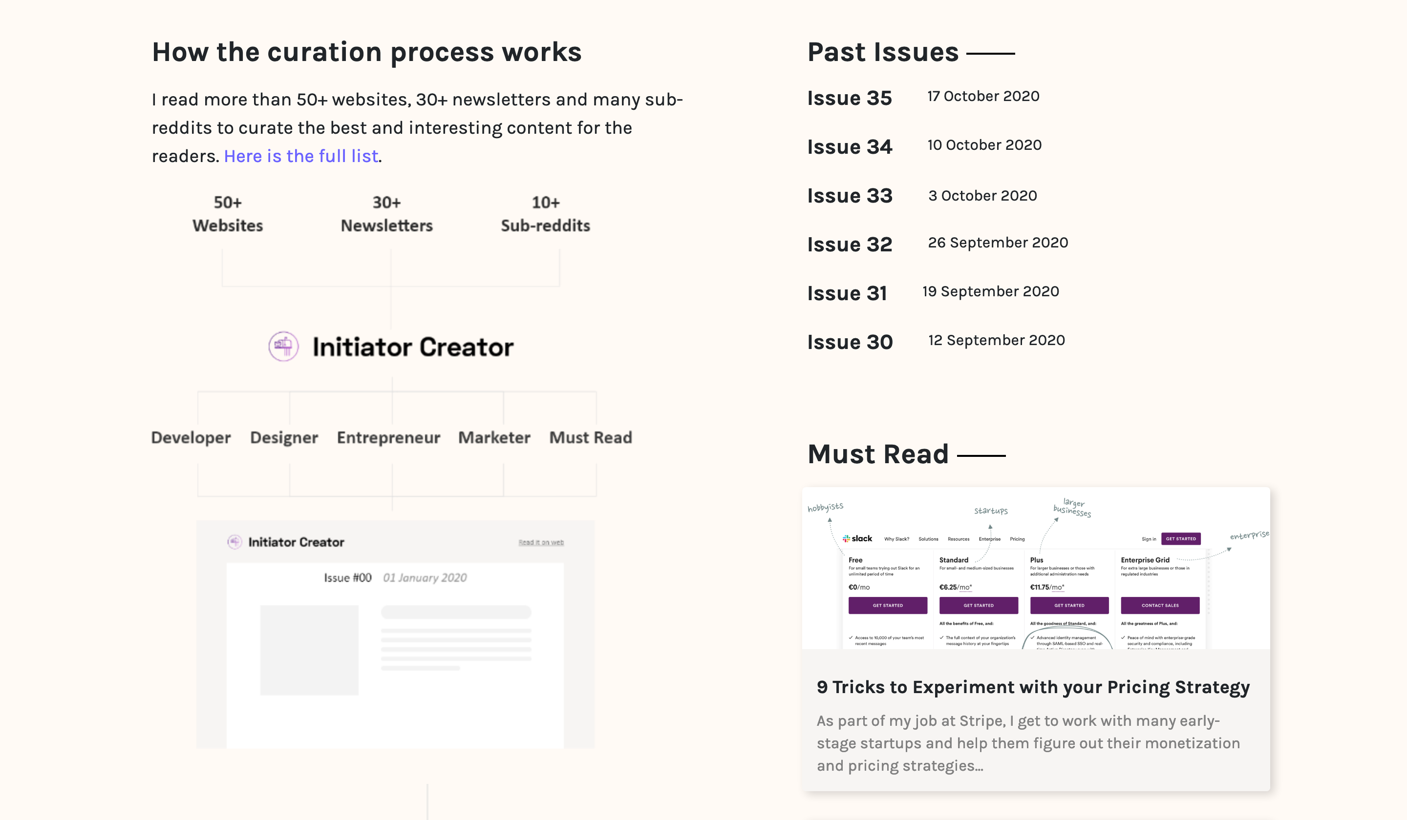 InitiatorCreator Steps component screenshot