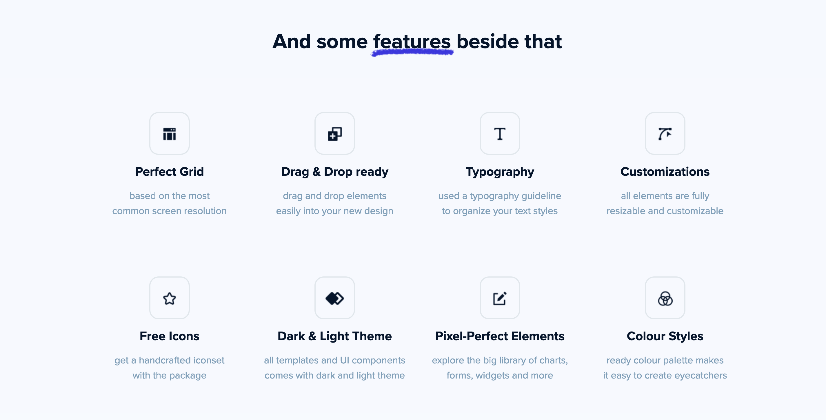 Dashcom-ui Feature component screenshot