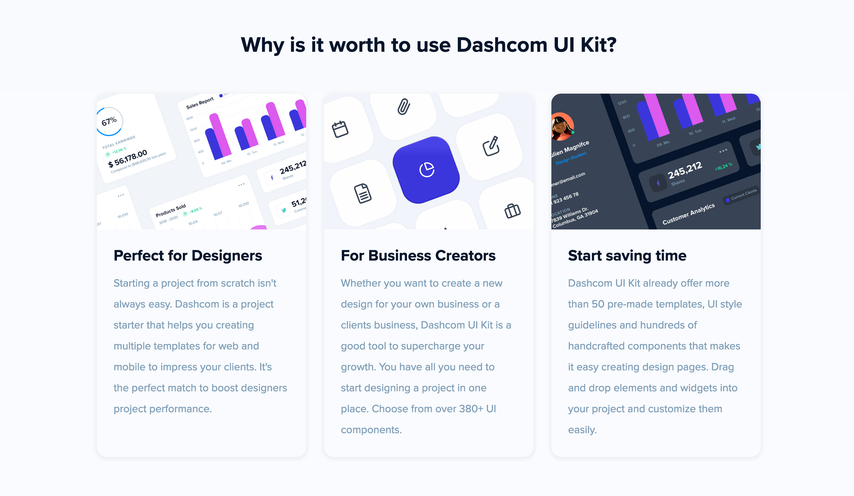 Dashcom-ui Audience component screenshot