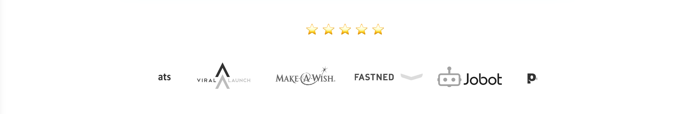 Upvoty Logo Cloud component screenshot