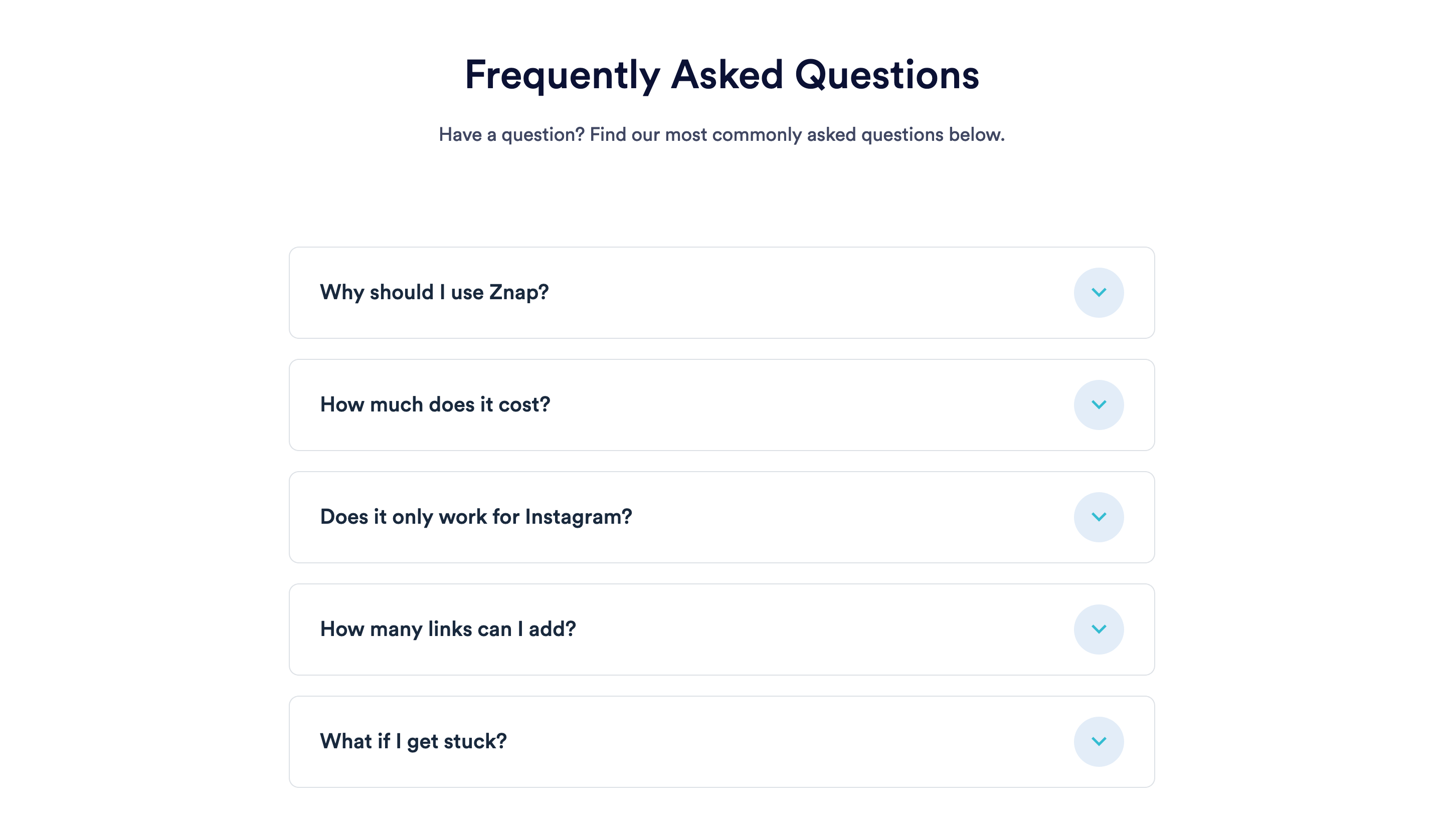 Squaredacademy Faq component screenshot