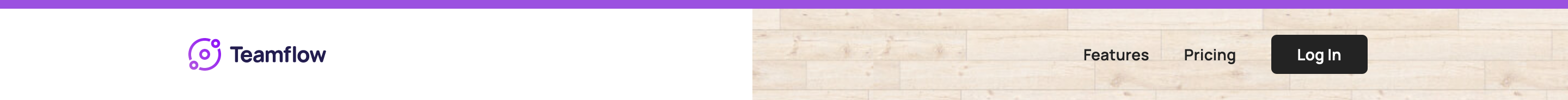 Teamflowhq Header component screenshot