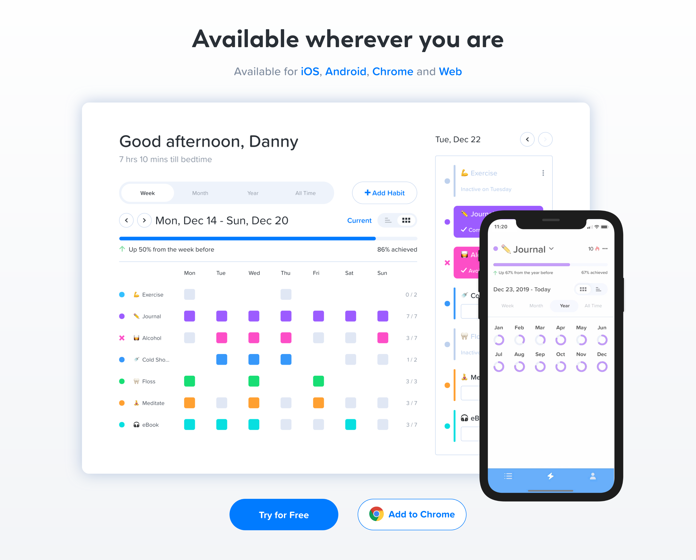 Confettihabits Demo component screenshot