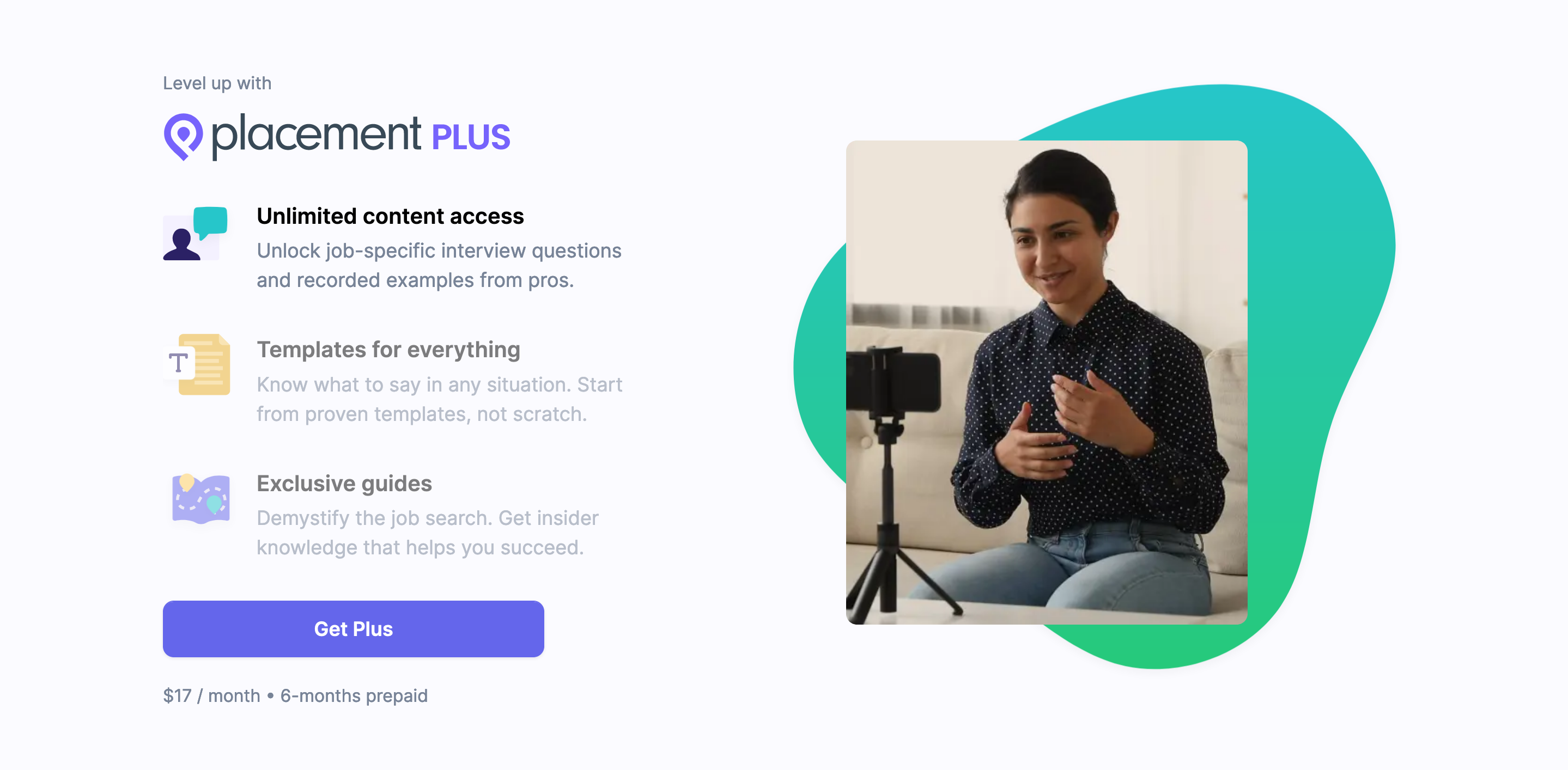 Placement Feature component screenshot