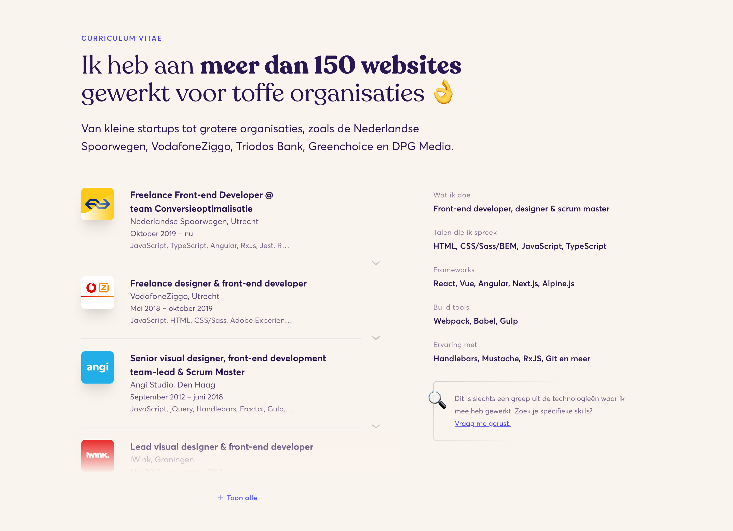 Andrejilderda Content component screenshot