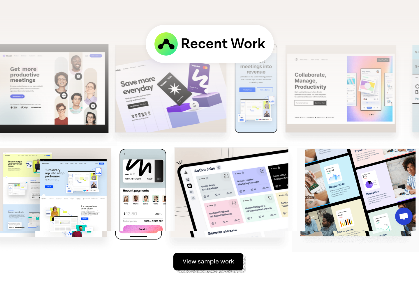 Designup Casestudies component screenshot