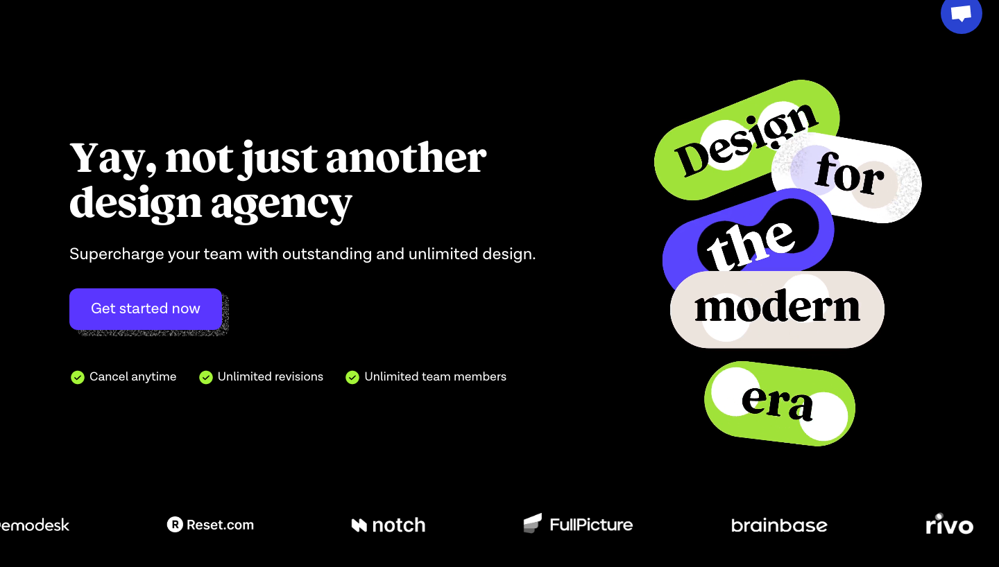 Designup Call To Action component screenshot